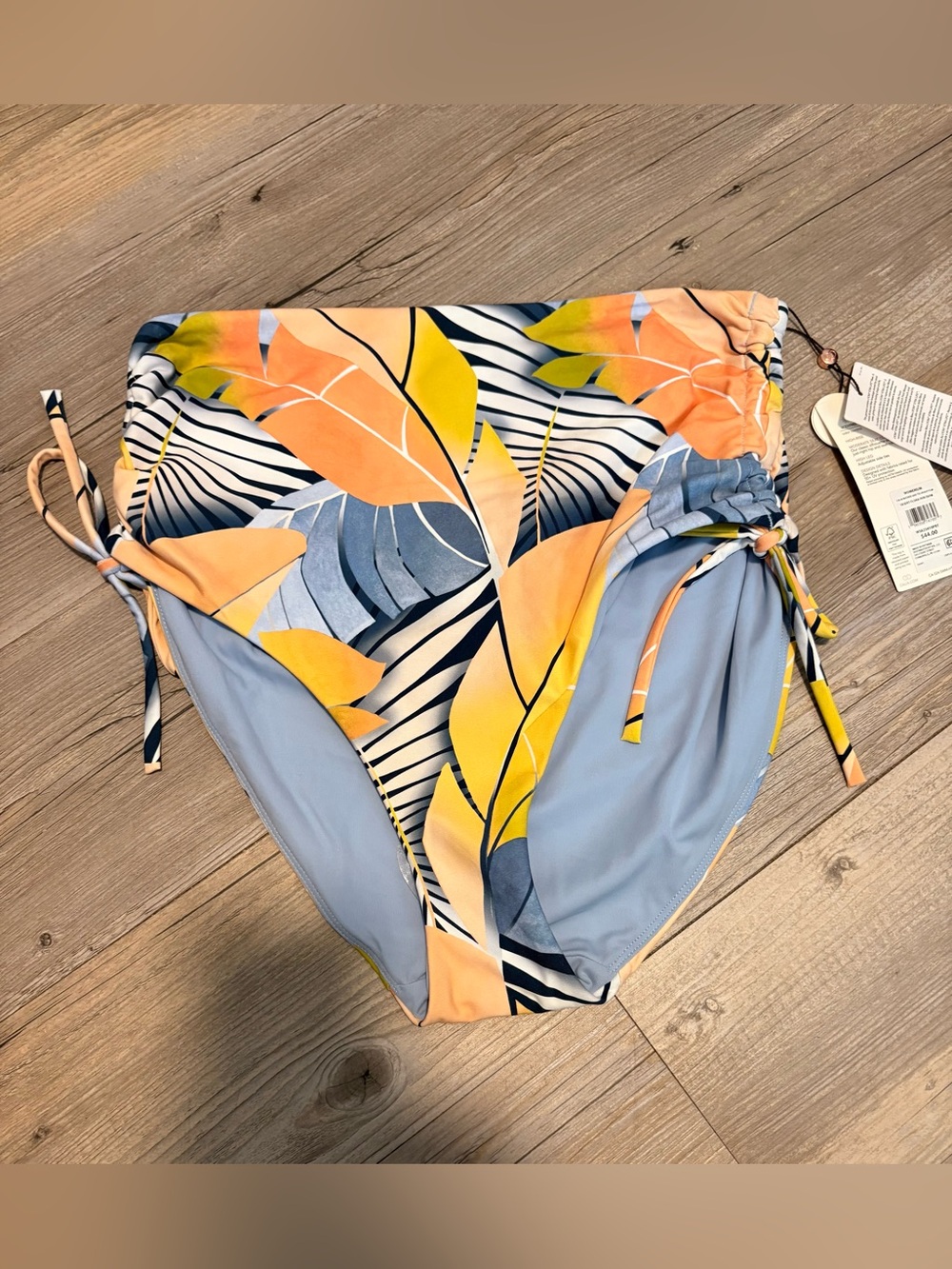 CALIA high rise bikini bottom medium new with tags